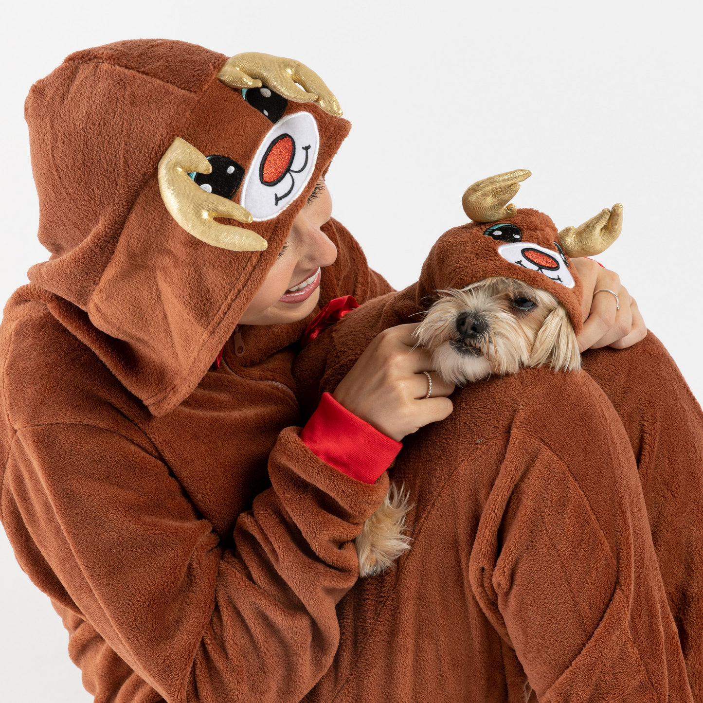 Cozy Holiday Reindeer Onesie