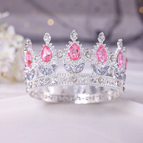 Baroque Vintage Gold Round Tiara