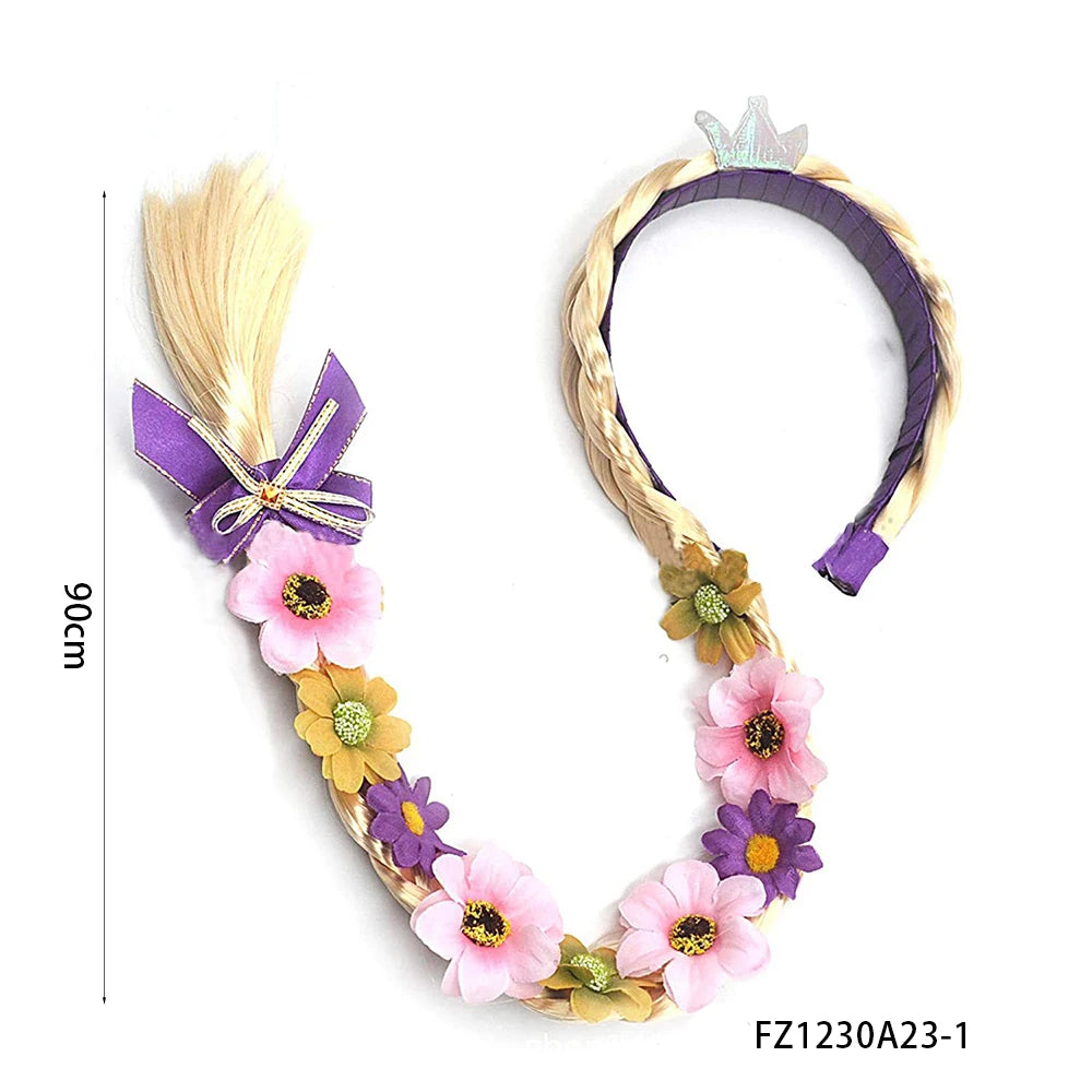 Princess Rapunzel Long Braided Headband