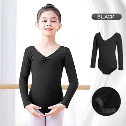 Girls Long Sleeve Ballet Leotard