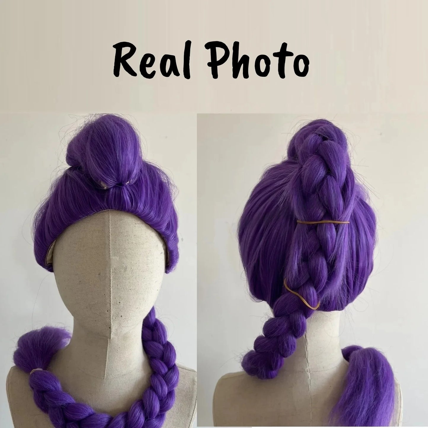 KPOP Demon Hunters Rumi Purple Cosplay Wig