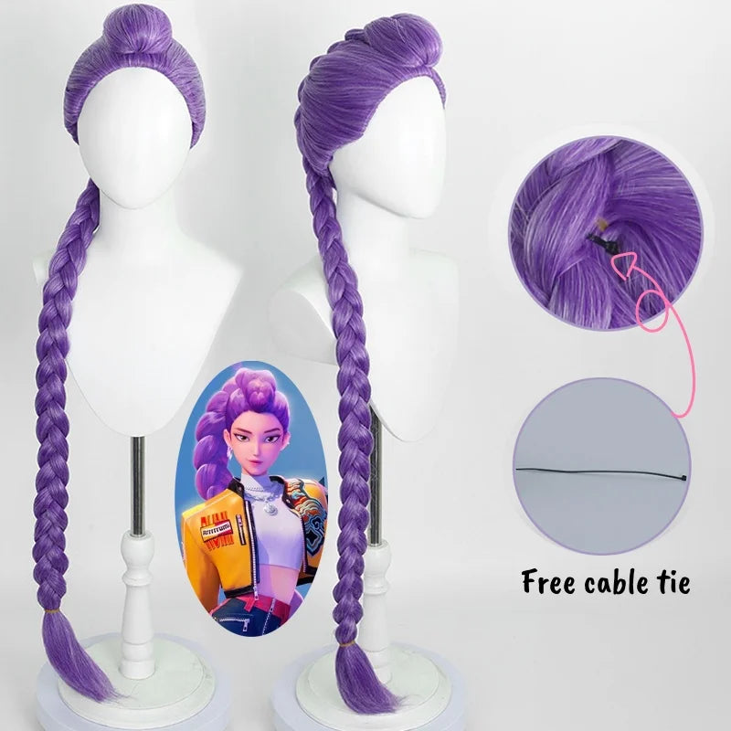 KPOP Demon Hunters Mira/Rumi/Zoey Wig