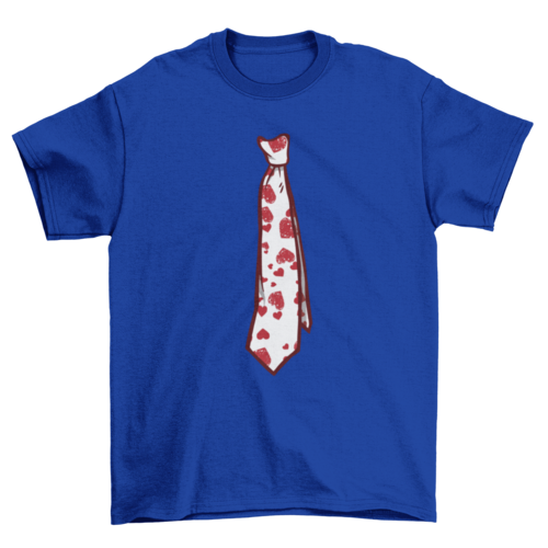 Valentine's Day Tie T-shirt