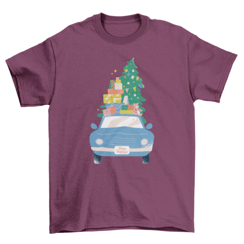 Christmas Car T-shirt