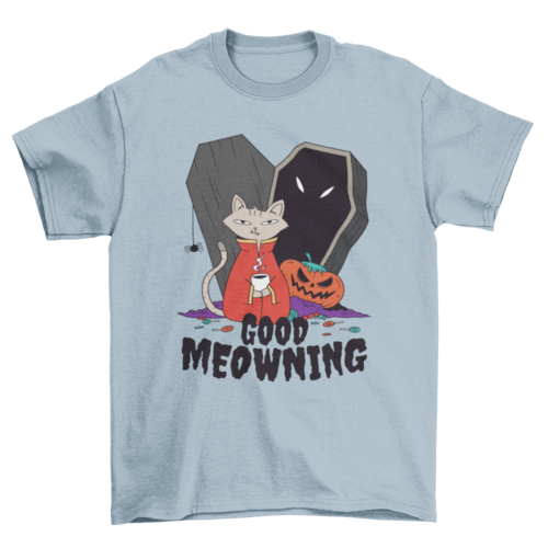 Good Meowning Halloween T-shirt