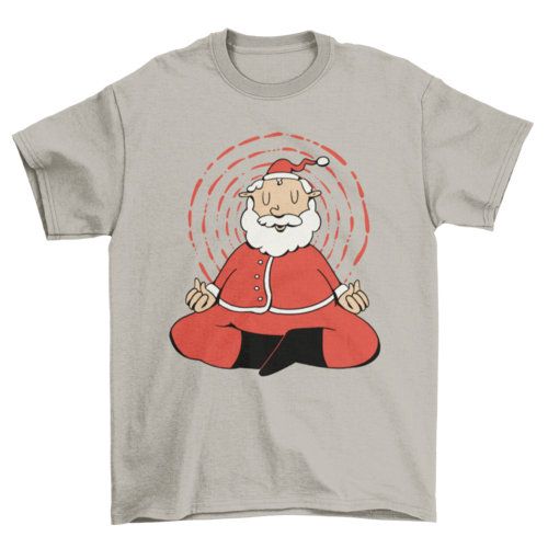 Meditating Santa T-shirt