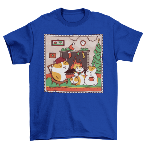 Guinea Pig Christmas T-shirt