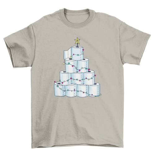 Toilet Paper Christmas Tree T-shirt