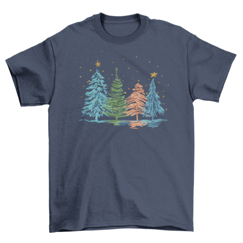 Hand Drawn Christmas Tee