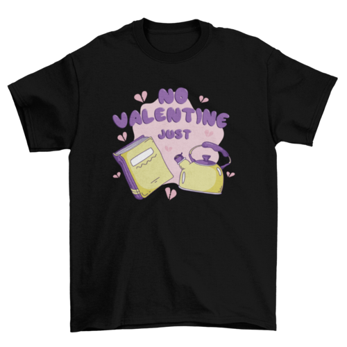 Books and Tea Valentine T-shirt
