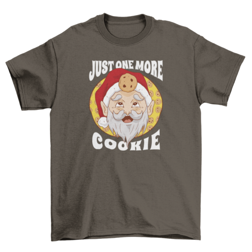 "Just One More Cookie" Santa Tee