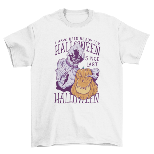Ghost & Pumpkin Halloween T-shirt