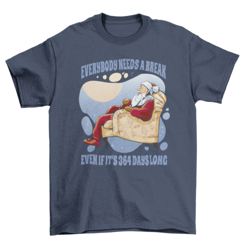 Lazy Santa Christmas T-shirt