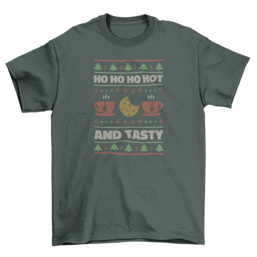 Christmas Cookie Ugly Sweater Themed T-shirt