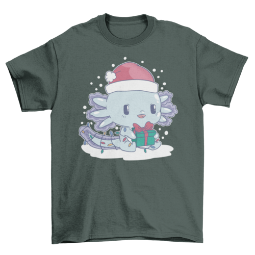 Christmas Axolotl T-shirt