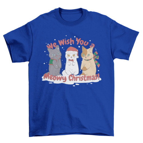 Caroling Cats T-shirt