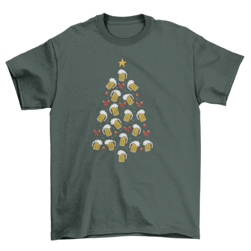 Beer Christmas Tree T-shirt