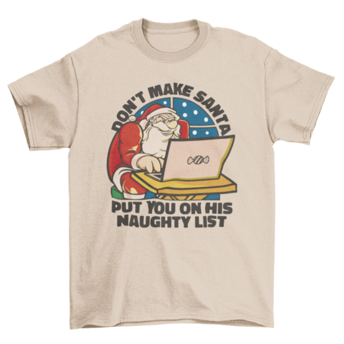 Santa Naughty List T-shirt