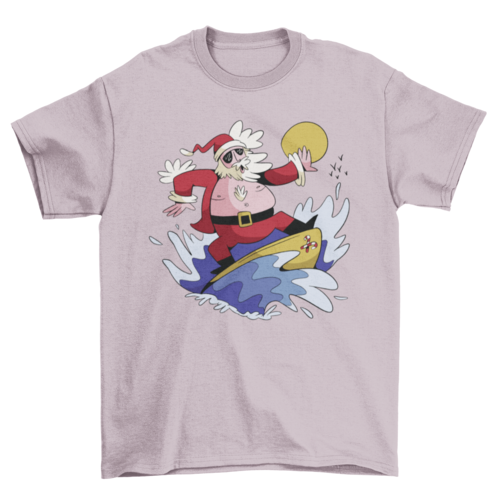 Surfing Santa T-shirt