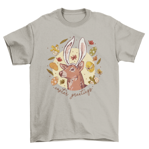 Easter Bunny Deer T-shirt