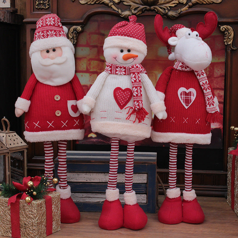 For Home Big Santa Claus Doll Party Supplies