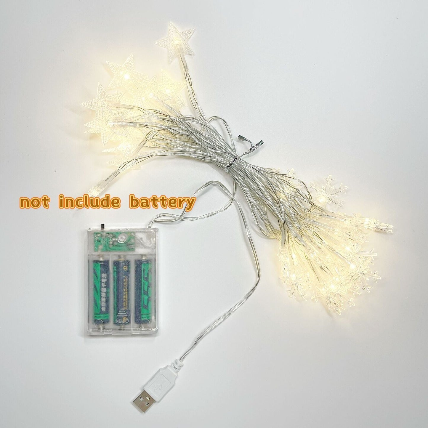 Star And Snowflake LED Lights