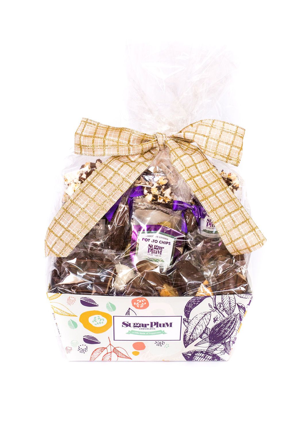 Chocolate Gift Basket Assortment  (25-Piece)