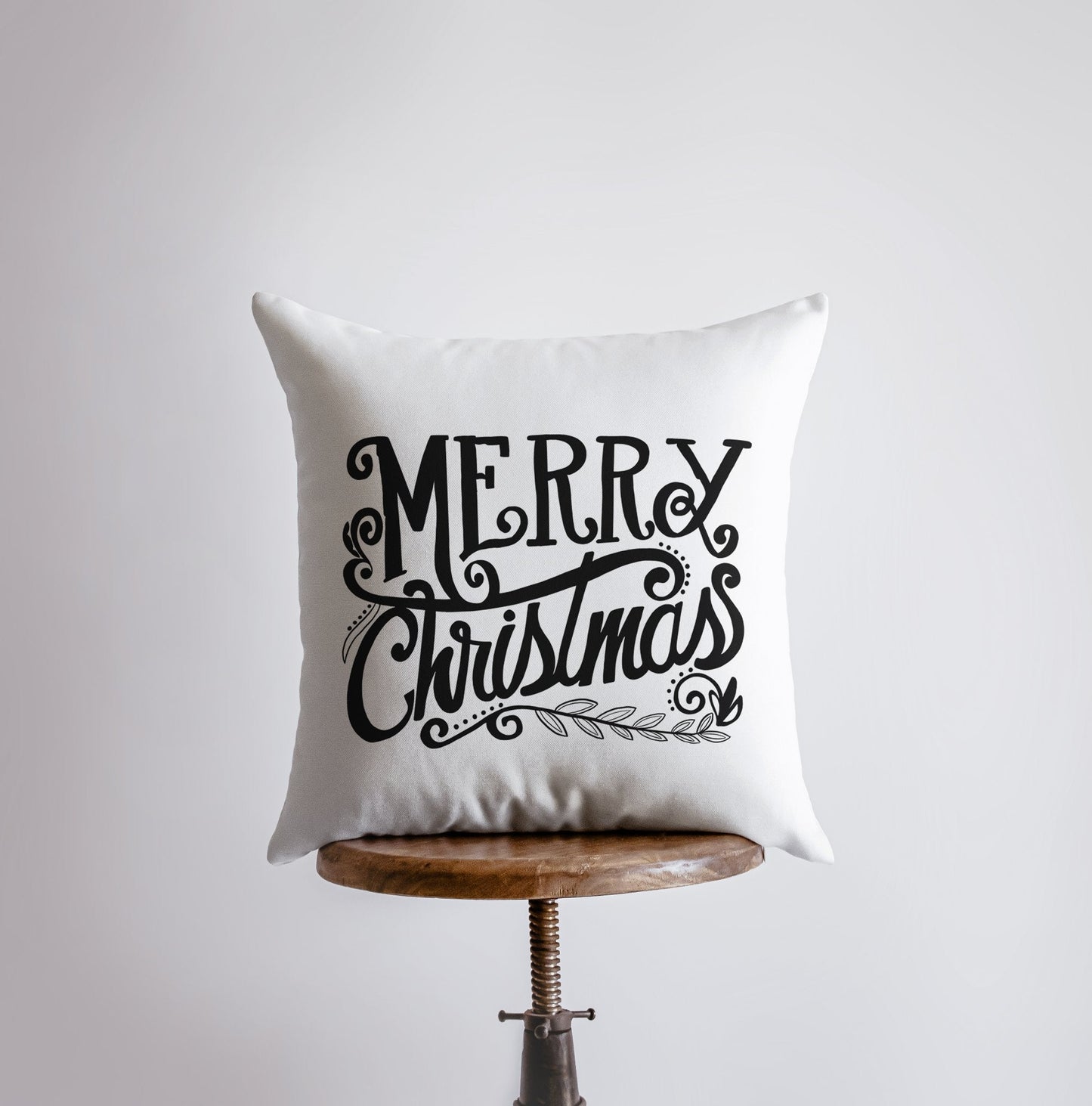 Merry Christmas Throw Pillow Cover