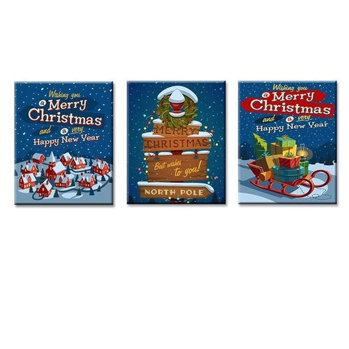 Watercolor Merry Christmas Poster