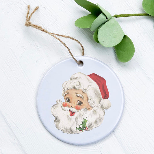 Vintage Santa Ornament