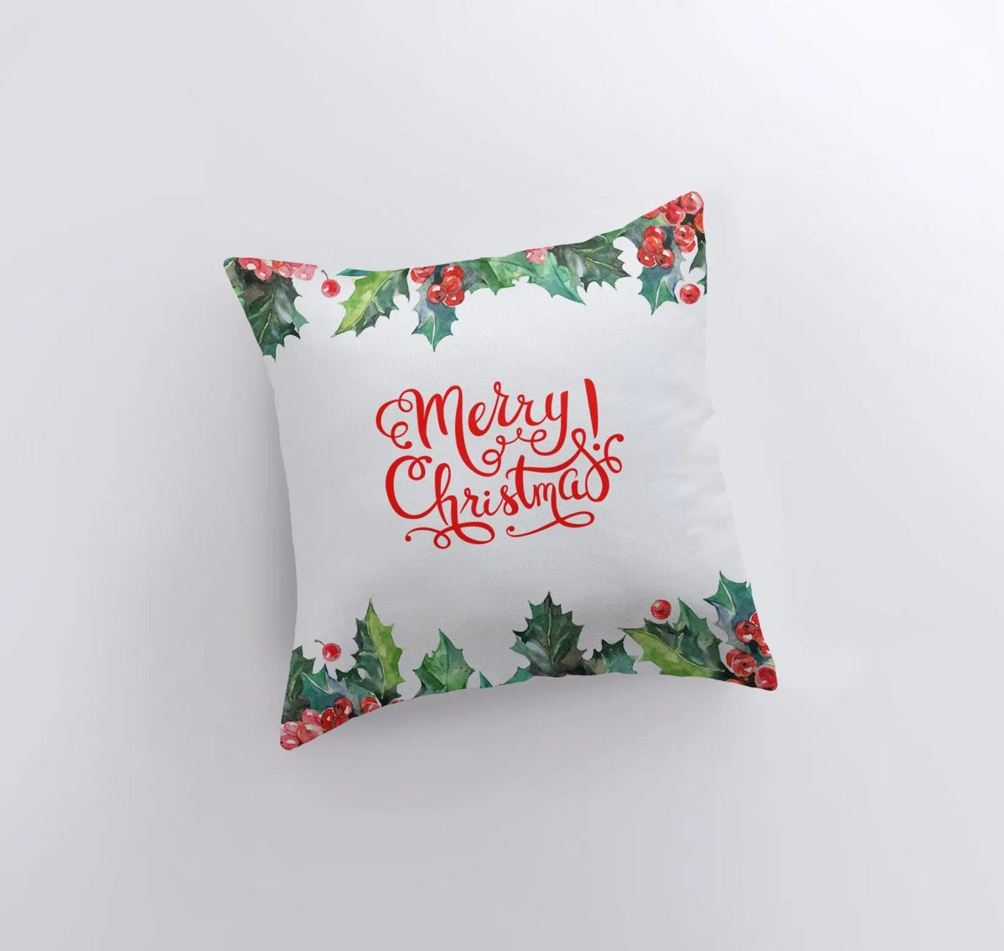 Merry Christmas Throw Pillow Cover