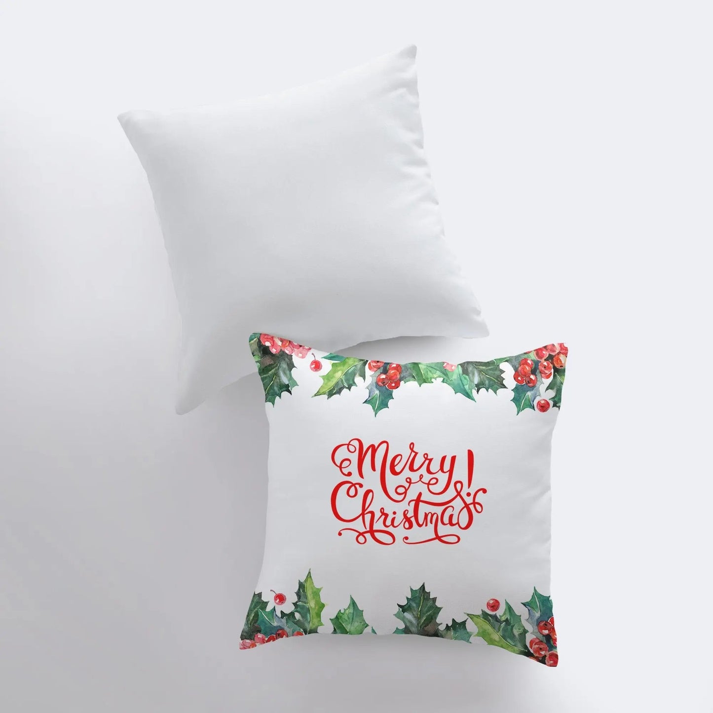 Merry Christmas Throw Pillow Cover