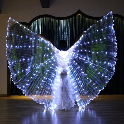 LED Butterfly Wings With Telescopic Sticks