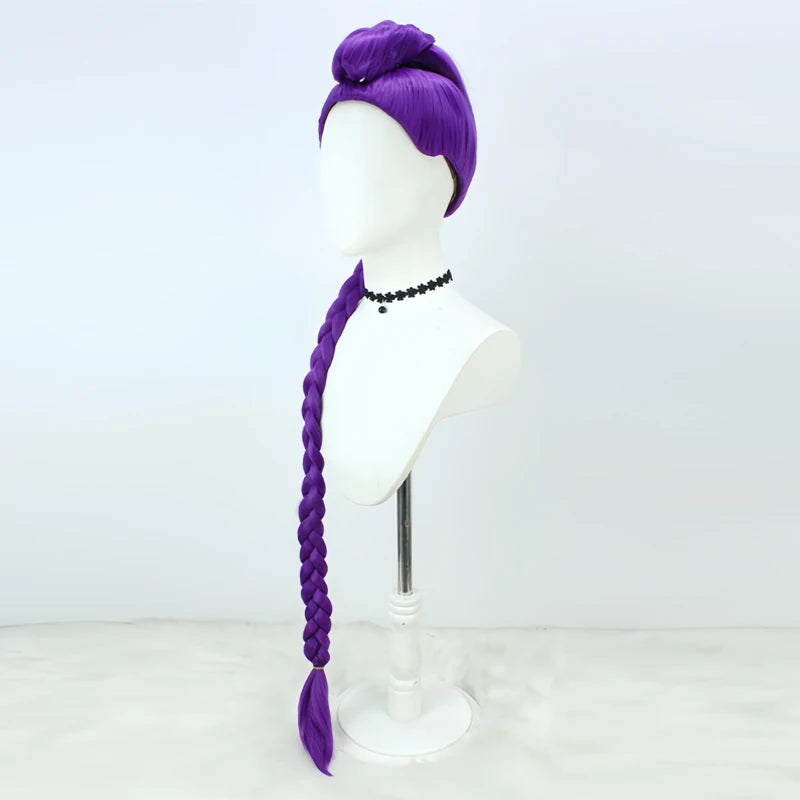 KPOP Demon Hunters Rumi Purple Cosplay Wig