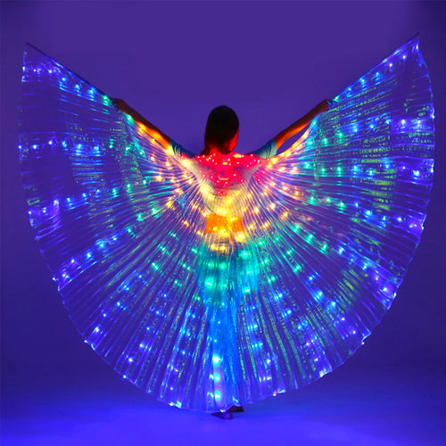 LED Butterfly Wings With Telescopic Sticks
