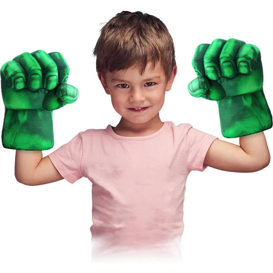 Kids Cartoon Pattern Foam Superhero Gloves