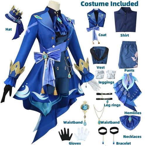 Genshin Impact Furina Fontaine Focalors Costume