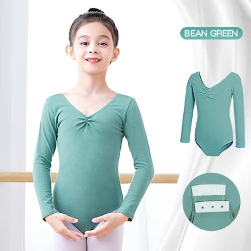 Girls Long Sleeve Ballet Leotard