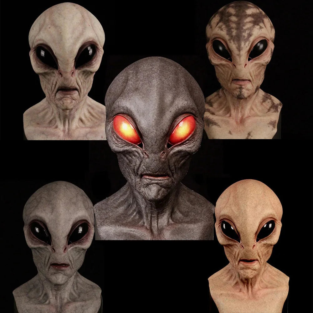 Cosplay Horror Alien Skull Latex Mask