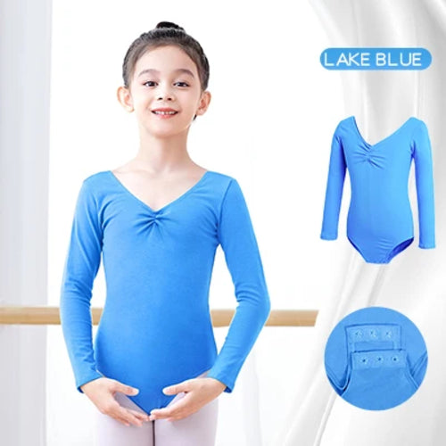 Girls Long Sleeve Ballet Leotard