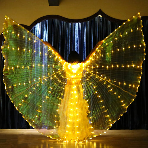LED Butterfly Wings With Telescopic Sticks