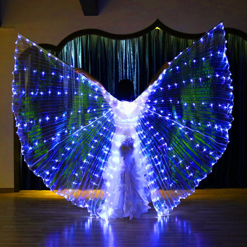 LED Butterfly Wings With Telescopic Sticks