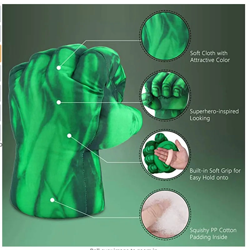 Kids Cartoon Pattern Foam Superhero Gloves