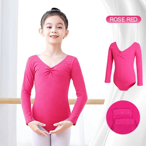 Girls Long Sleeve Ballet Leotard
