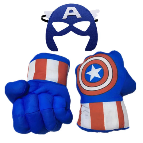 Kids Cartoon Pattern Foam Superhero Gloves