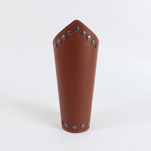 Leather Lace-up Medieval Arm Warmers