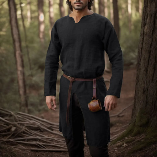 Medieval Renaissance Retro Linen Tops