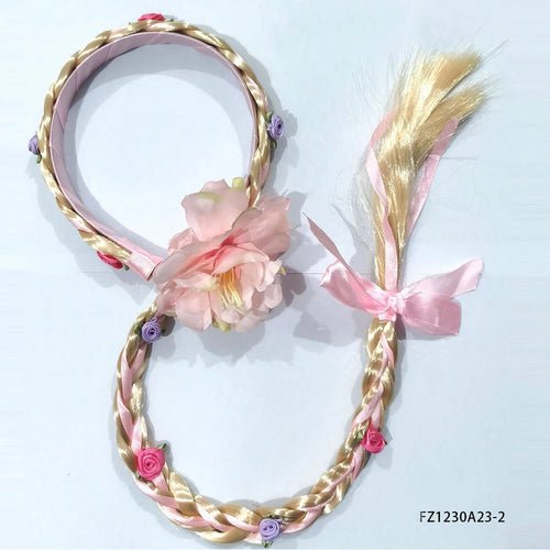 Princess Rapunzel Long Braided Headband
