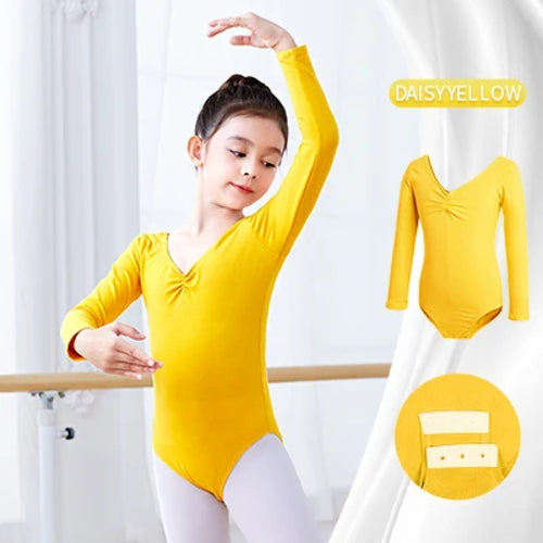 Girls Long Sleeve Ballet Leotard