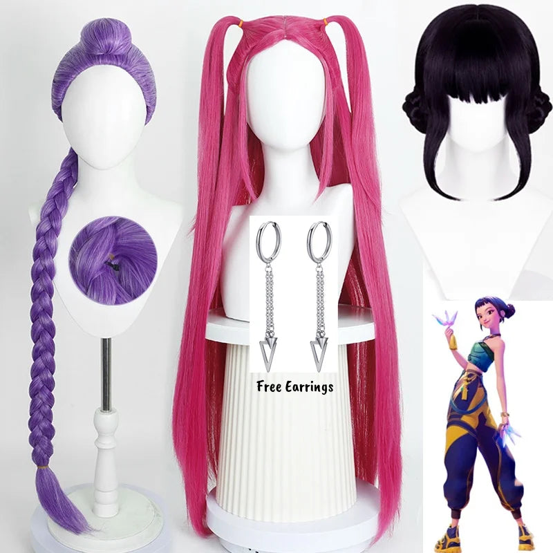 KPOP Demon Hunters Mira/Rumi/Zoey Wig